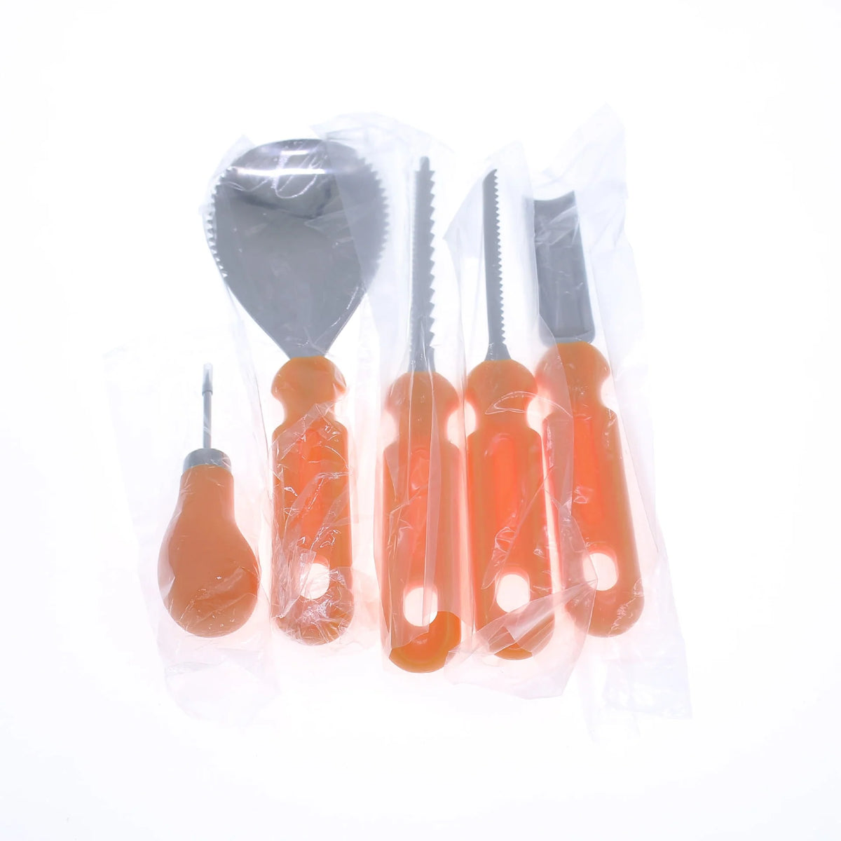 Pumpkin Carving Kit Stainless Steel Blades & Wooden Handles