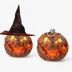 Pumpkin Decoration Foldable LED Battery-Powered