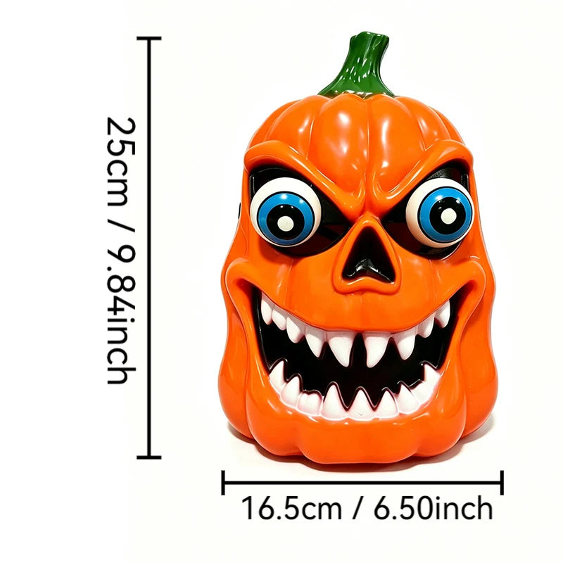 Pumpkin Decoration LED Eyes & Candy Compartment