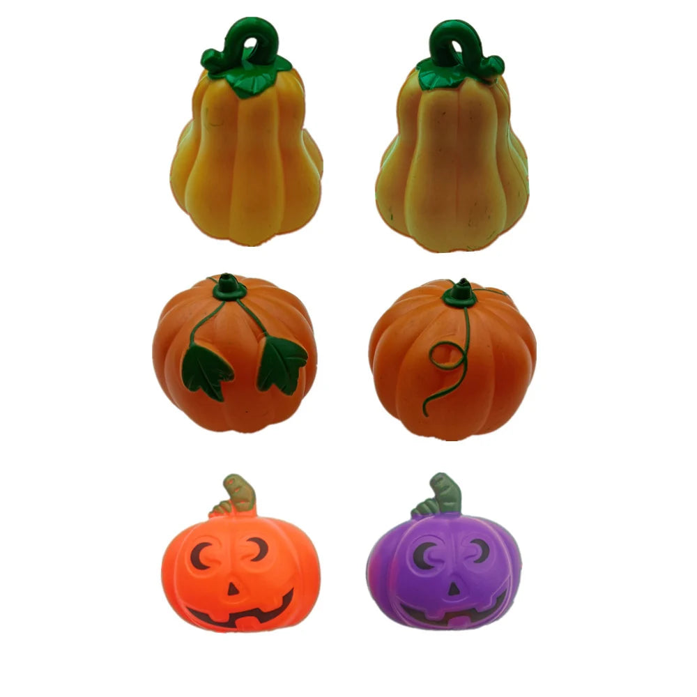 Pumpkin Decoration Orange & Purple Weather-Resistant