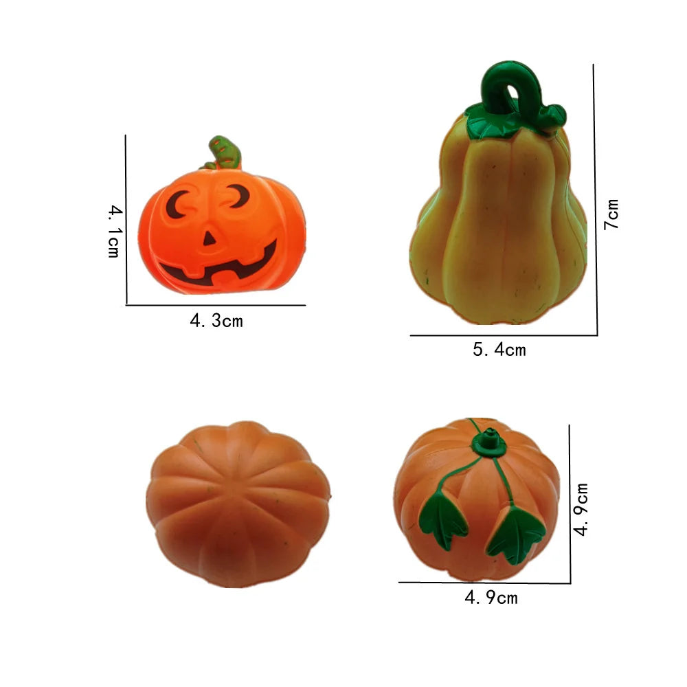 Pumpkin Decoration Orange & Purple Weather-Resistant