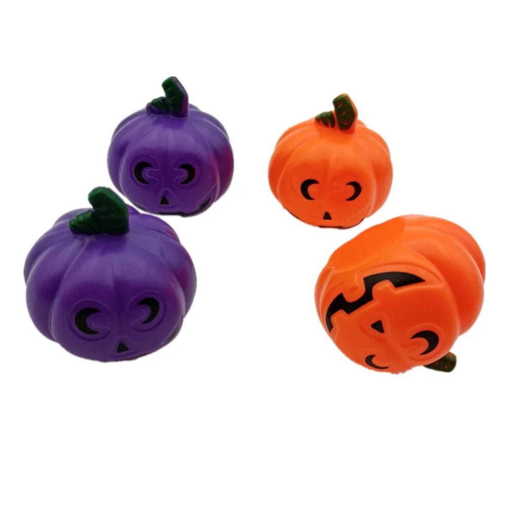 Pumpkin Decoration Orange & Purple Weather-Resistant