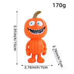 Pumpkin Figure Funny Face Weather-Resistant
