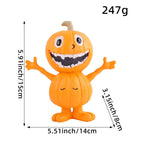 Pumpkin Figure Funny Face Weather-Resistant