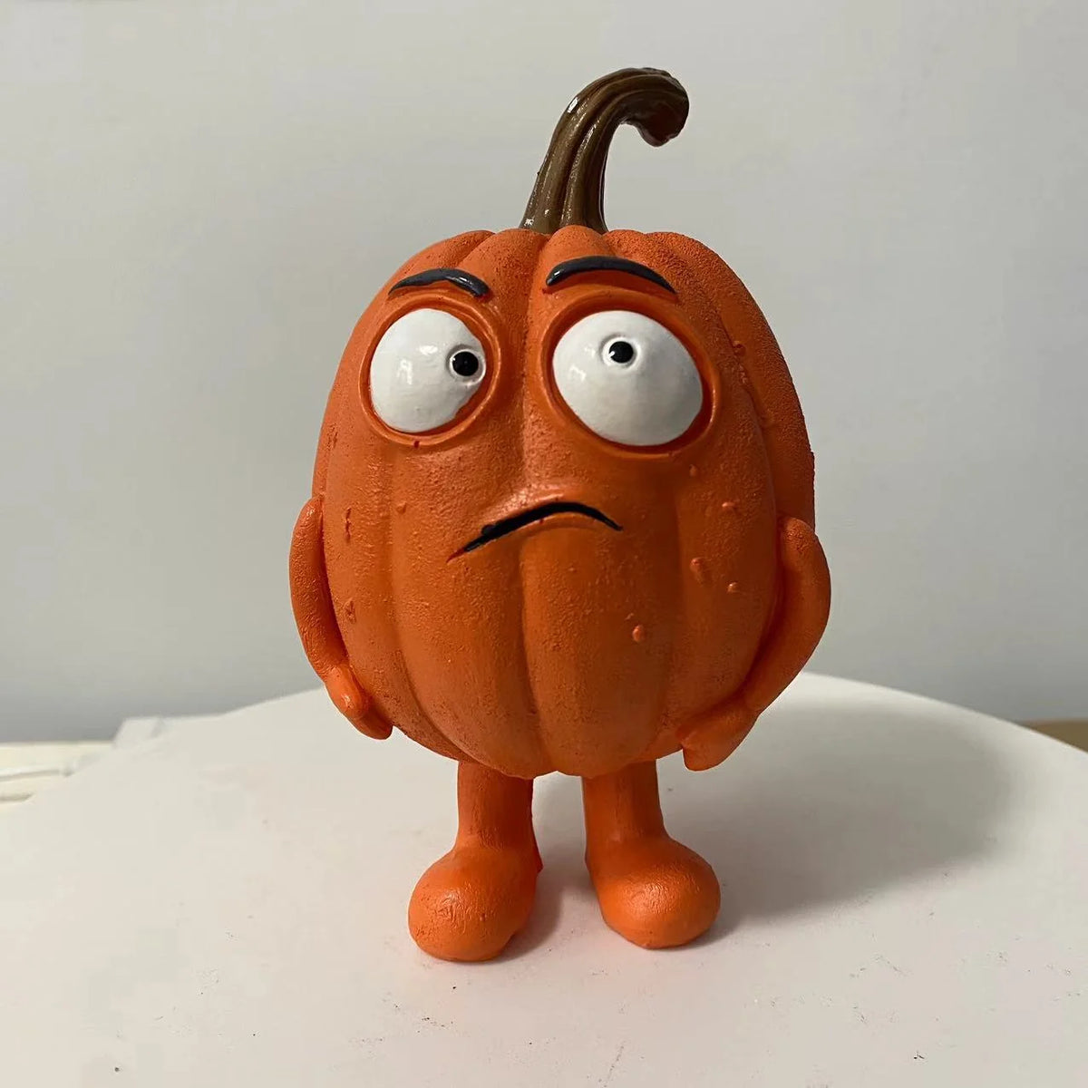 Pumpkin Figure Funny Face Weather-Resistant