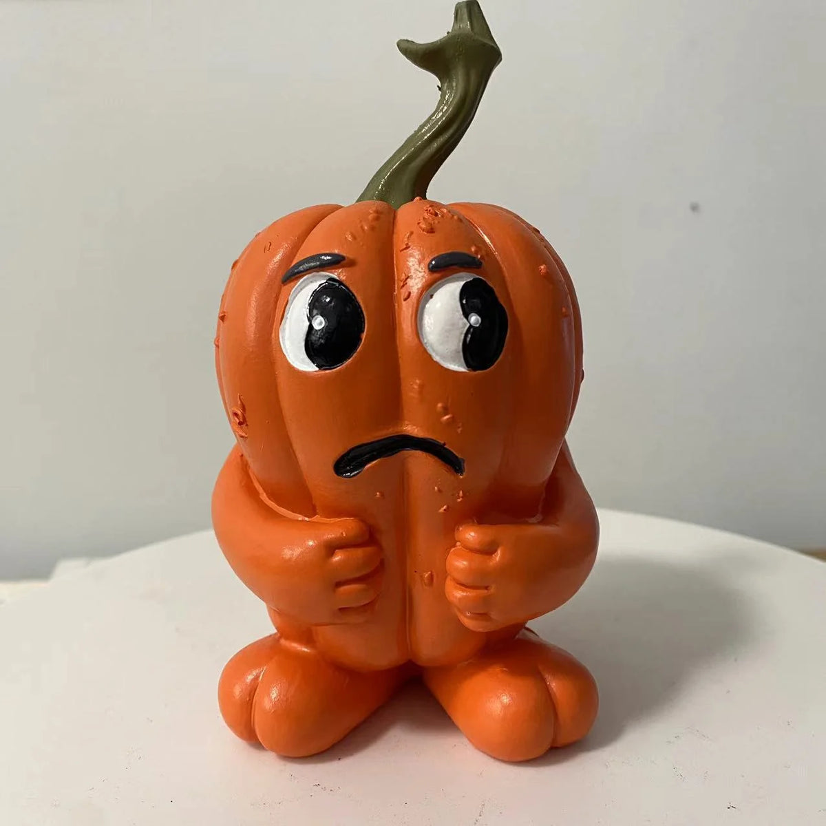 Pumpkin Figure Funny Face Weather-Resistant