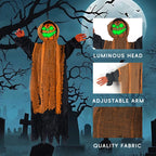 Pumpkin Ghost Decoration Animated LED Light & Motion