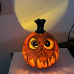 Pumpkin Lantern Ceramic-Look Resin Shatterproof Tealight & LED Compatible