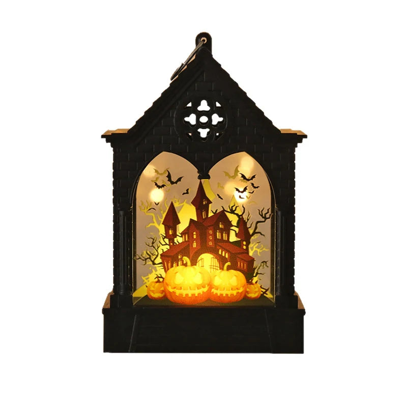 Pumpkin Lantern Flameless LED Eco-Friendly Plastic Indoor & Outdoor