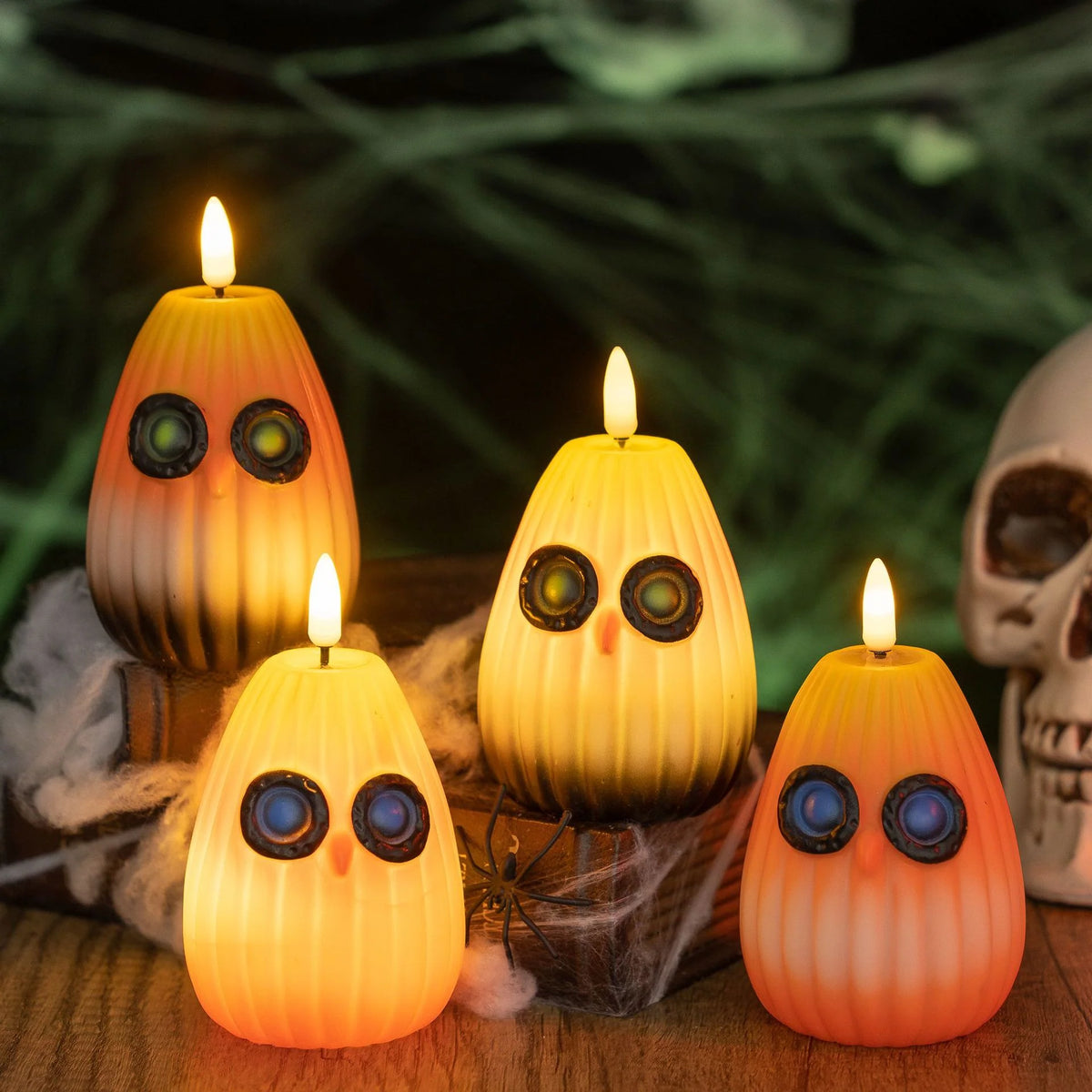 Pumpkin Lantern Flameless LED Warm Glow Weather Resistant