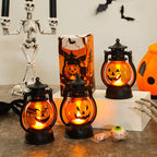 Pumpkin Lantern Flickering LED Battery-Operated