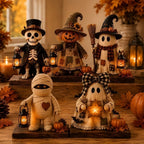 Pumpkin Lantern Handcrafted Rustic LED Compatible