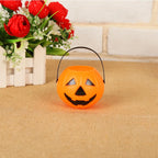 Pumpkin Lantern LED Flame-Free Portable Handle