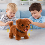 Puppy Robot Toy Walks & Barks Hypoallergenic Plush