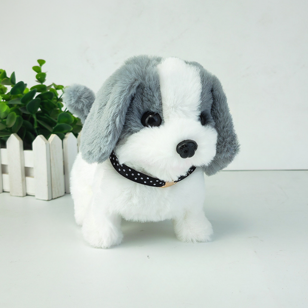 Puppy Robot Toy Walks & Barks Hypoallergenic Plush