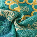 Pure Cotton Four-Season Teal Mandala Blanket