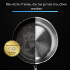 Pure Titanium Hammered Non-Stick Frying Pan (Induction Compatible)