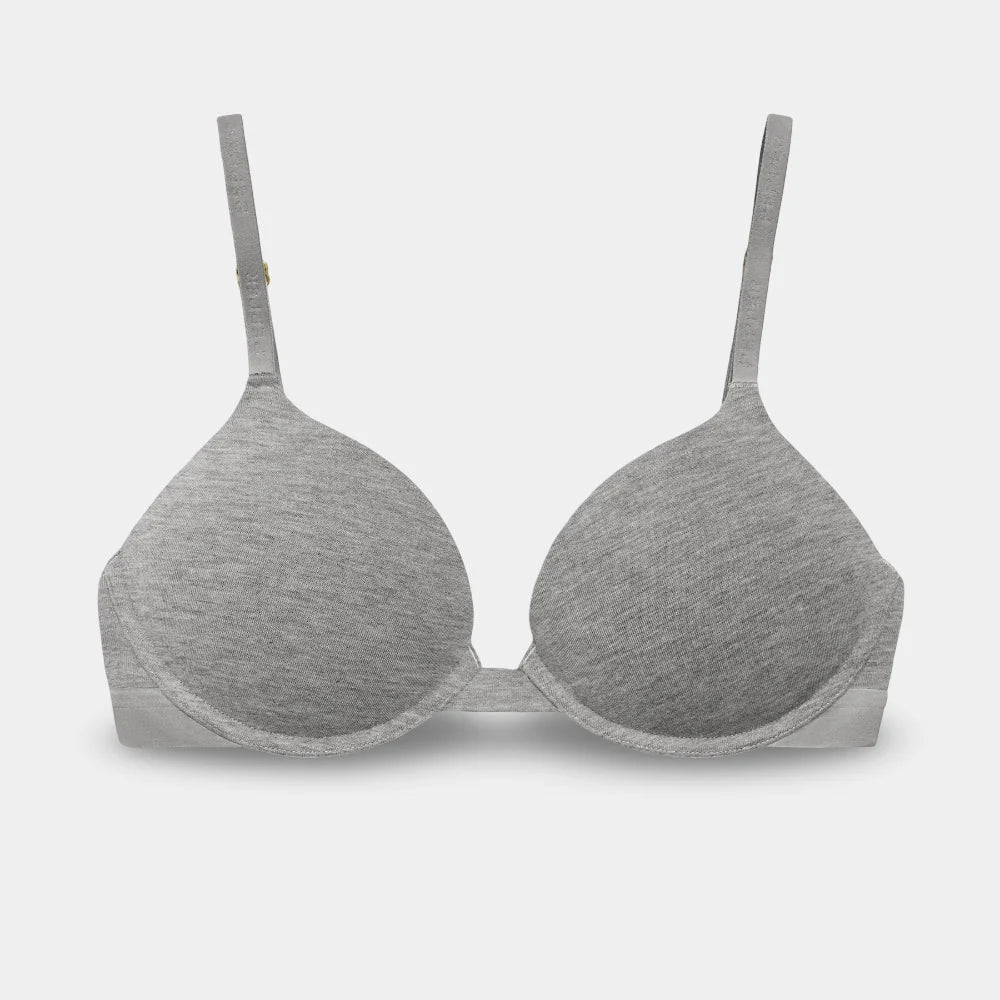 Push Up Bra Underwire Support Supima Cotton Adjustable Straps