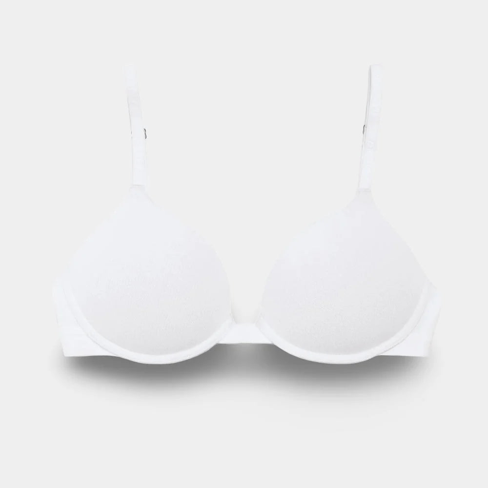 Push Up Bra Underwire Support Supima Cotton Adjustable Straps