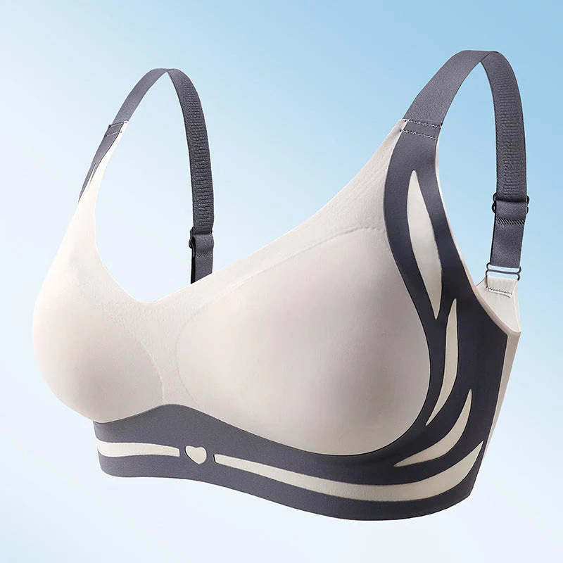 Push-Up Bra Wireless Breathable Cotton Wide Adjustable Straps