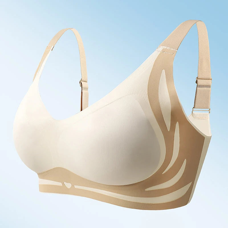 Push-Up Bra Wireless Breathable Cotton Wide Adjustable Straps