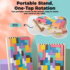 Puzzle Set 42-Piece Wooden Foldout Stand