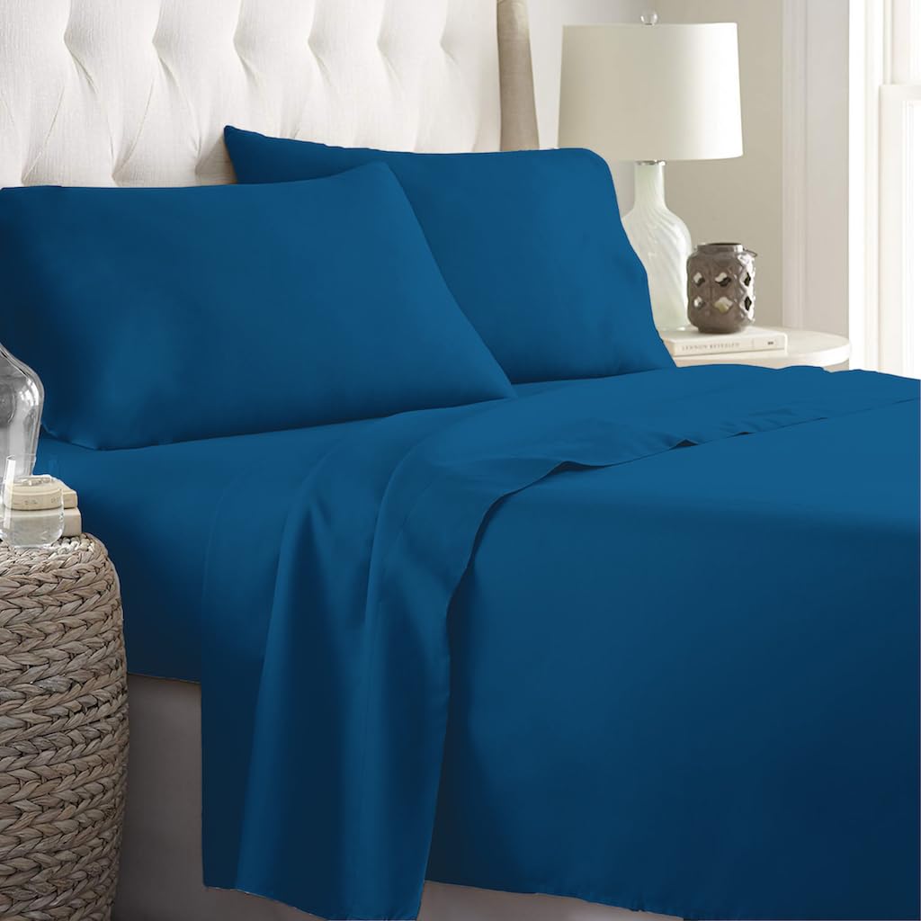 Queen Bedding Set Cooling & Breathable Polyester Four Piece