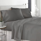 Queen Bedding Set Cooling & Breathable Polyester Four Piece