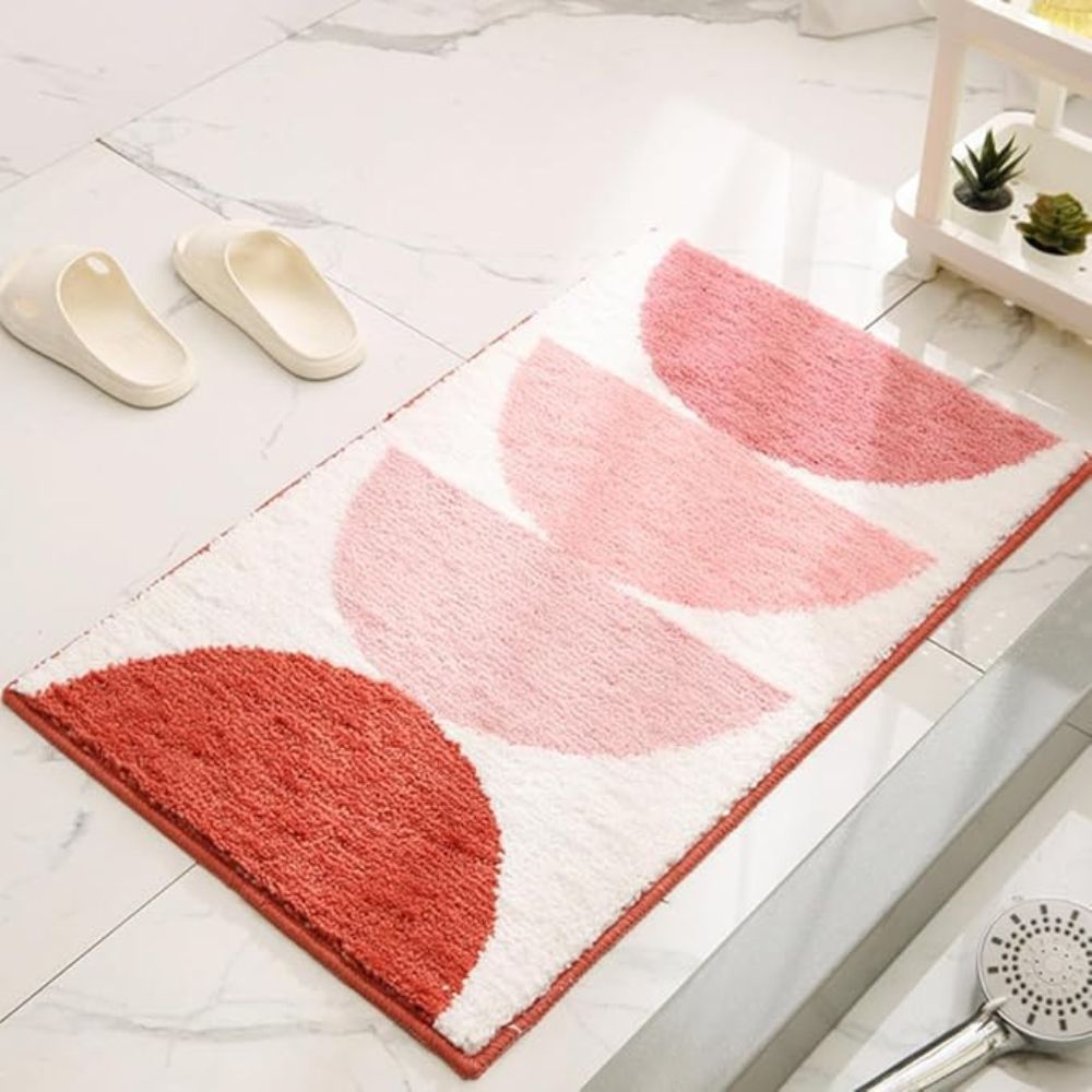 Quick-Absorbing Plush Microfiber Non-Slip Bath Mat