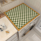 Quick-Drying Silicone Checkerboard Washing Machine Cover Mat