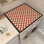 Quick-Drying Silicone Checkerboard Washing Machine Cover Mat