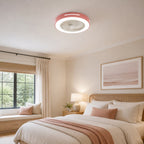 Quiet Bladeless Dimmable LED Ceiling Fan (Remote & App Control)
