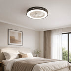 Quiet Bladeless Dimmable LED Ceiling Fan (Remote & App Control)