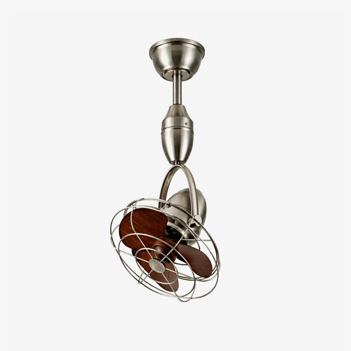Quiet Copper Motor Adjustable Tilt Head Ceiling Fan (Remote Control)
