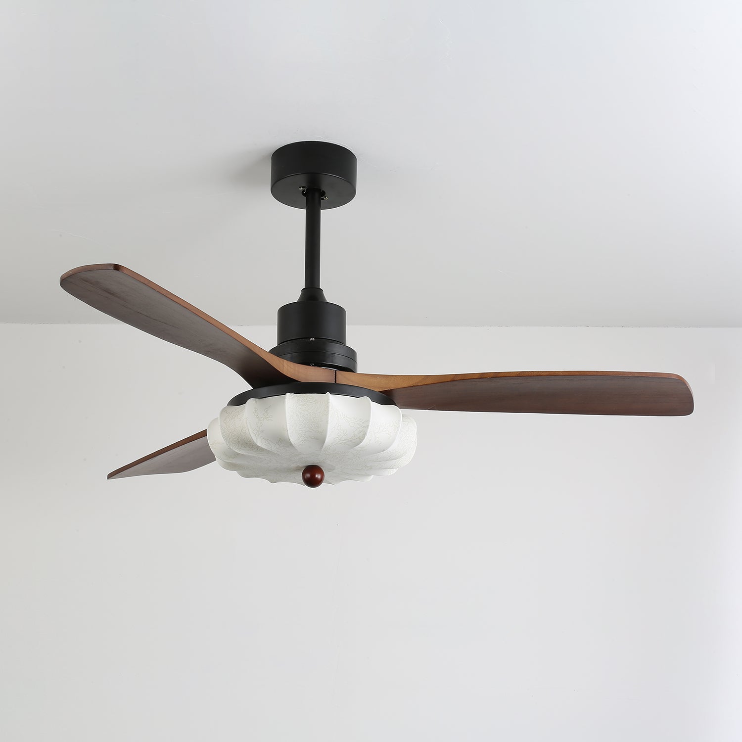 Quiet DC Motor & Warm LED Ceiling Fan Light