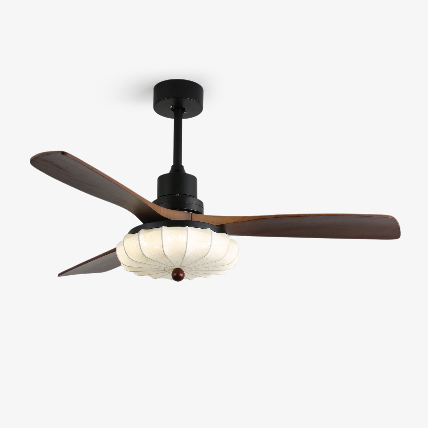 Quiet DC Motor & Warm LED Ceiling Fan Light