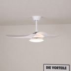 Quiet Wooden Blades & Integrated LED Ceiling Fan