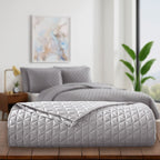 Quilt Diamond Quilted Soft Microfiber & Machine Washable