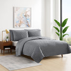 Quilt Diamond Quilted Soft Microfiber & Machine Washable