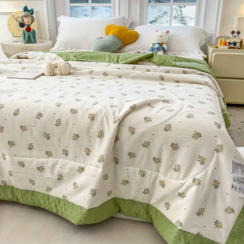 Quilt Lightweight Breathable Polyester Floral Print