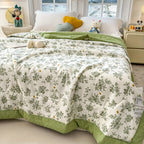 Quilt Lightweight Breathable Polyester Floral Print