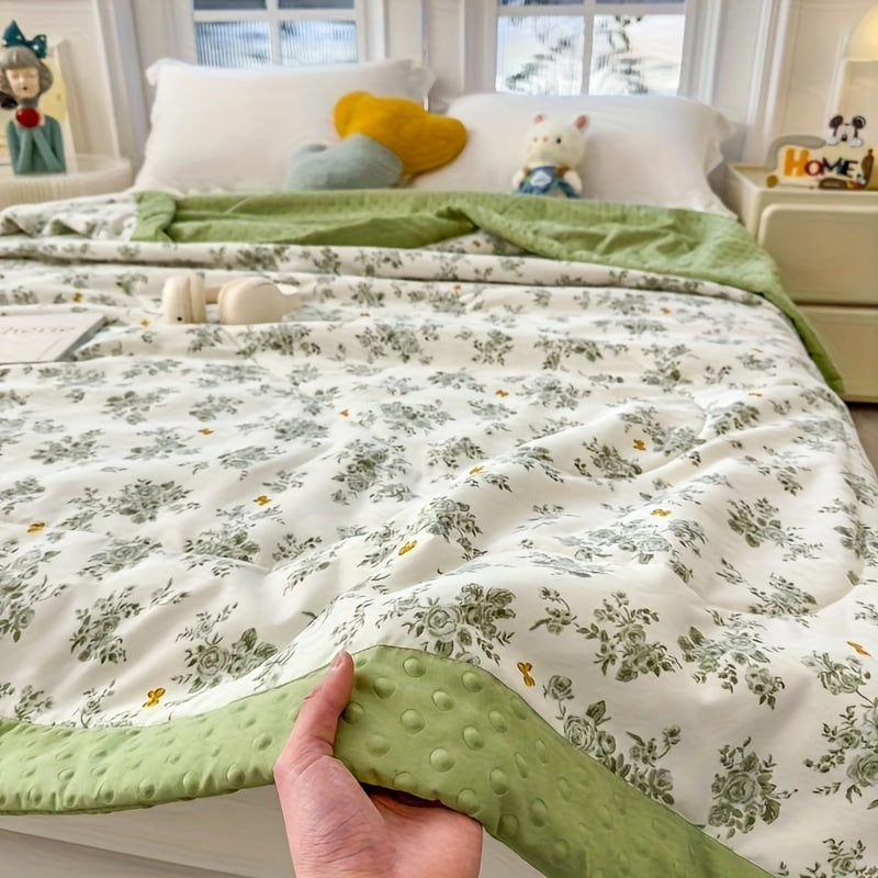 Quilt Lightweight Breathable Polyester Floral Print
