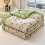 Quilt Lightweight Breathable Polyester Floral Print