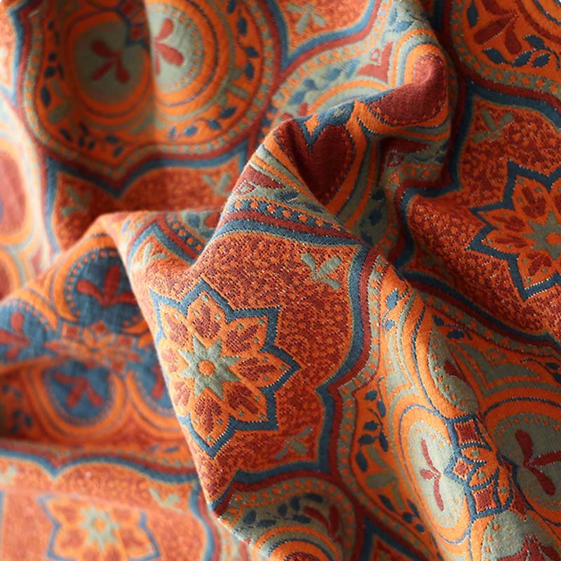 Quilt Reversible Cotton Embroidered Floral Machine Washable