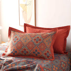Quilt Reversible Cotton Embroidered Floral Machine Washable