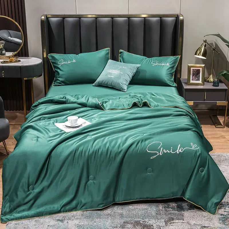 Quilt Set Washed Silk Lightweight & Breathable