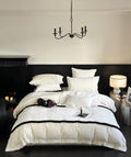 Quilted Bedding Set Velvety Finish Hypoallergenic Easy Care