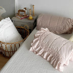 Quilted Bedspread Set Soft Cotton Blend Machine Washable