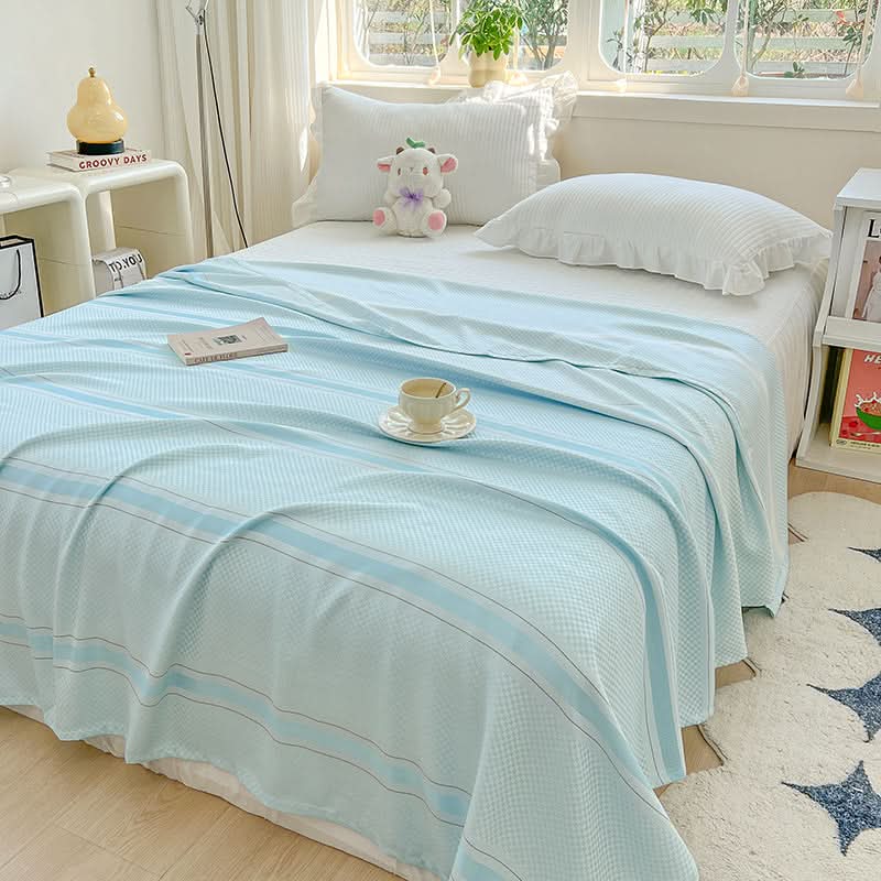 Quilted Blanket Bamboo Blend Breathable Cooling