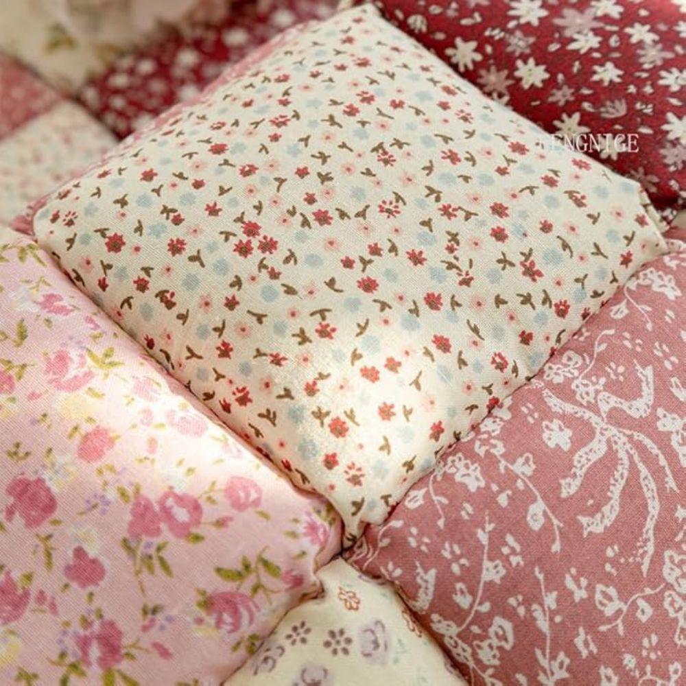 Quilted Floral Microfiber Sofa Cover